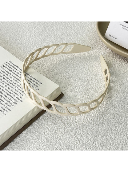 Gifty - Minimal Hollow Lattice Acetate Fiber Headband