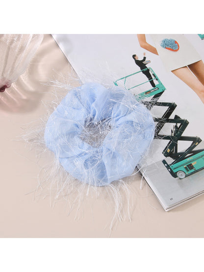 Gifty - Simple Tulle Ruffled Hair Scrunchie
