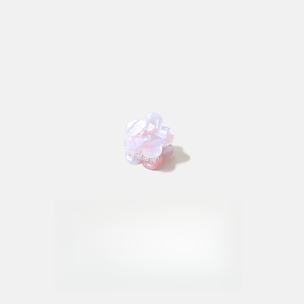 Beau - Acetate Flower Side Styling Claw Clip