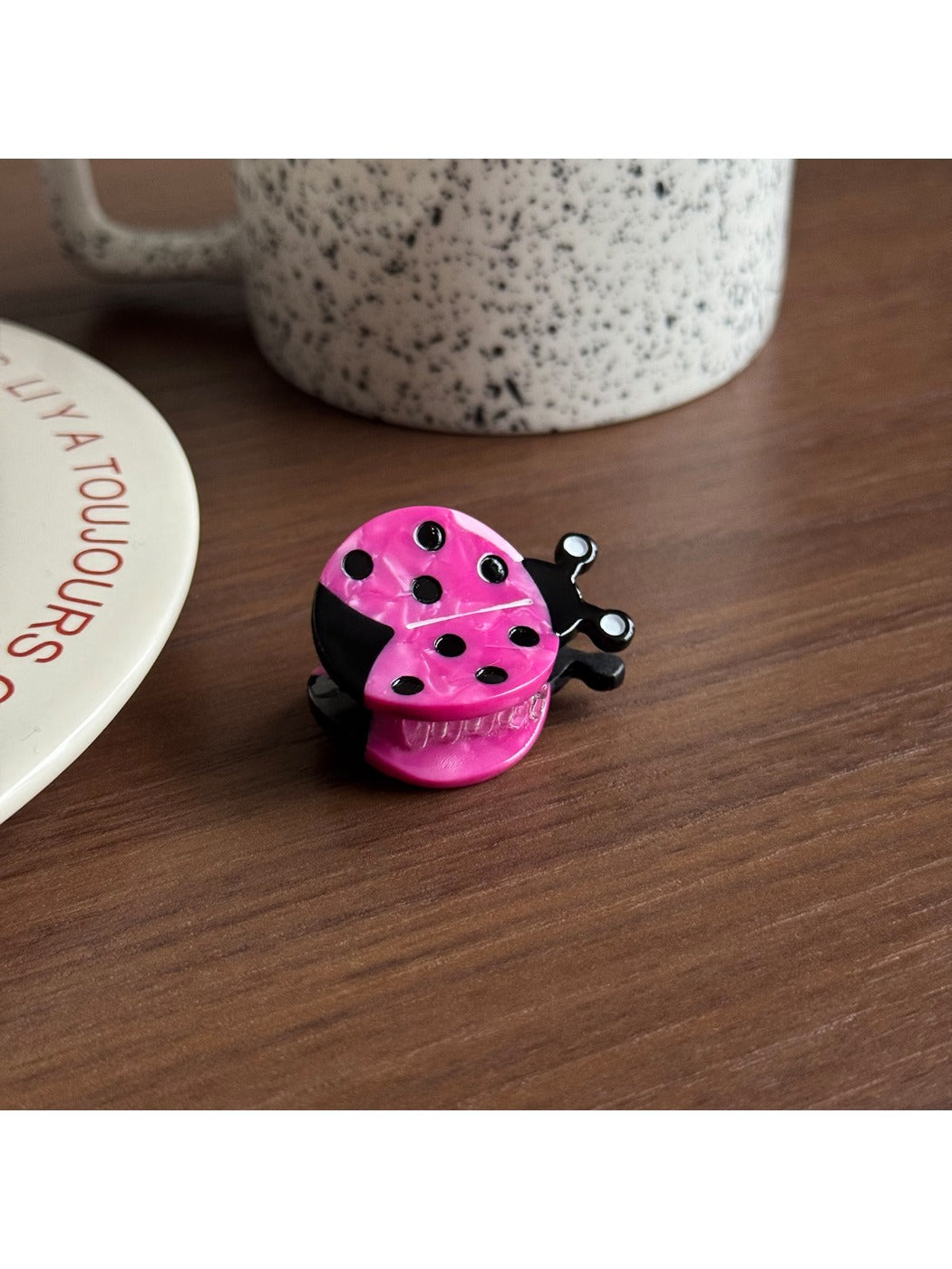Beau - Animal Acetate Side Bangs Hair Clip