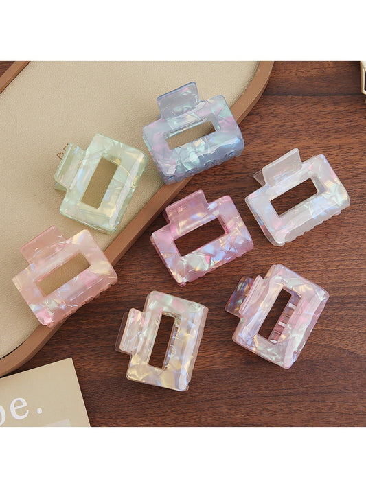Beau - Colorful Square-Shaped Hair Clip