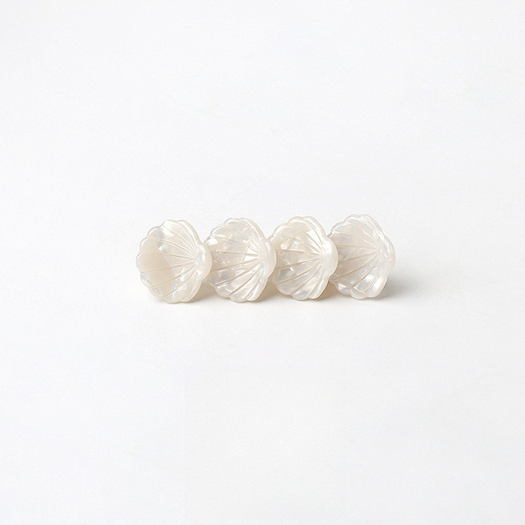 Beau - Sweet Acetate Scallop Motif Hair Clip