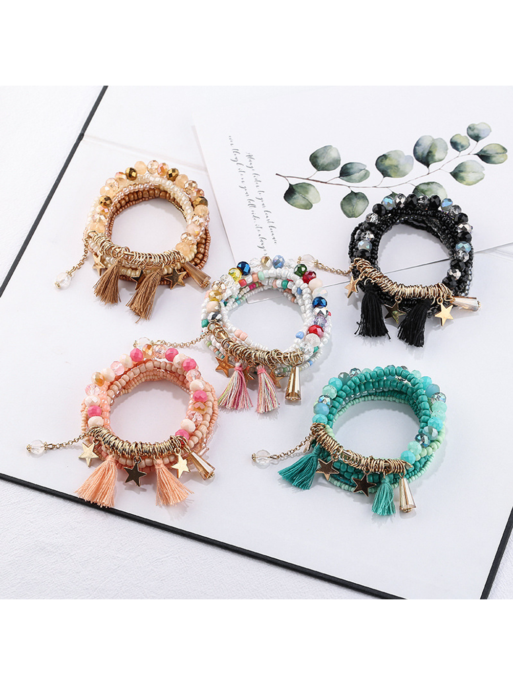 Lovra - Bohemian Star Tassel Multilayer Bracelet