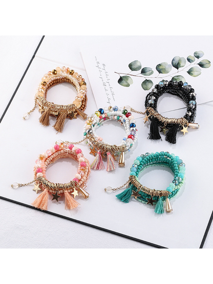 Lovra - Bohemian Star Tassel Multilayer Bracelet
