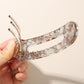 Beau - Oval Print Acetate Hair Clip