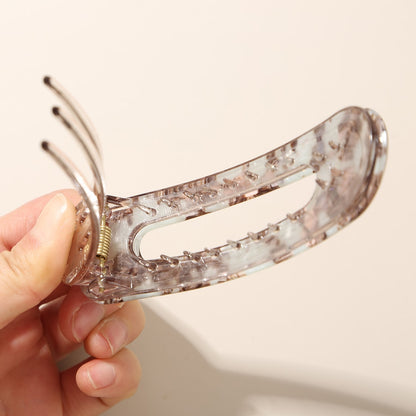 Beau - Oval Print Acetate Hair Clip
