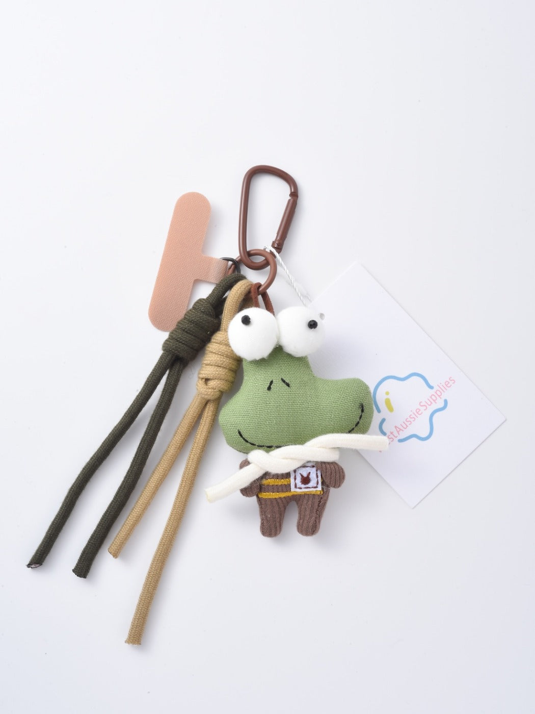 Keypus - Funny Green Dinosaur Keychain