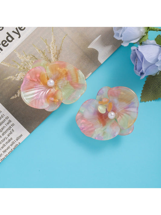 Beau - Elegant Orchid Inspired Hair Clip