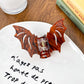 Beau - Halloween Bright Bat Wing Design Claw Clip