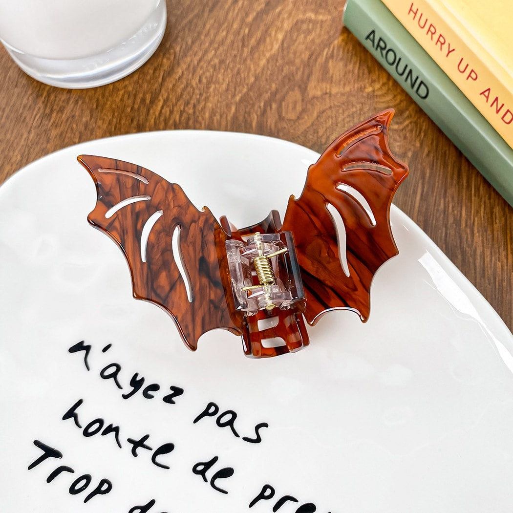 Beau - Halloween Bright Bat Wing Design Claw Clip