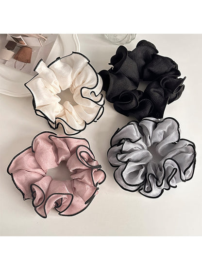 Gifty - Polyester Double Layer Luster Finish Scrunchie