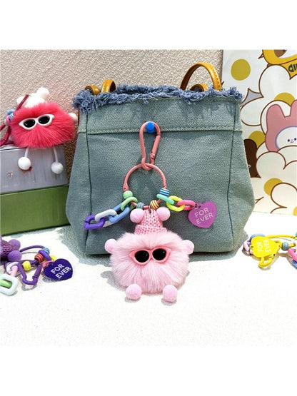 Keypus - Plush Pompom Bag Charm