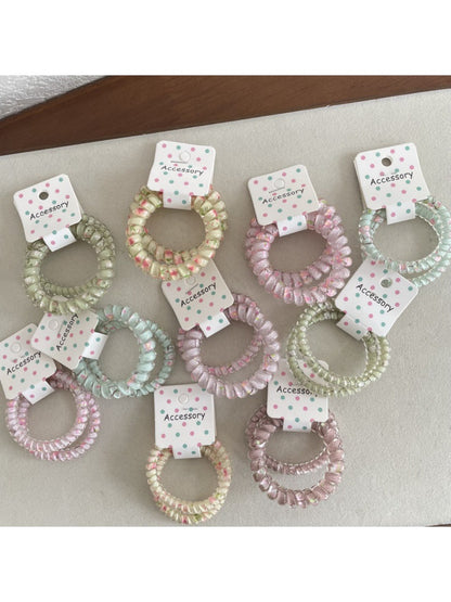 Gifty - Cute Spiral Hair Ties - 2 Pack