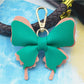 Keypus - Cartoon Butterfly Bag Charm Alloy Keychain