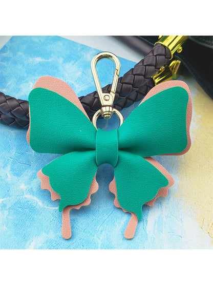 Keypus - Cartoon Butterfly Bag Charm Alloy Keychain