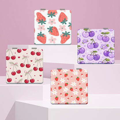 Mirroray - Compact Fruit Print Touch Up Makeup Mirror