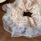 Gifty - Macaron Pastel Lace Trimmed Scrunchies