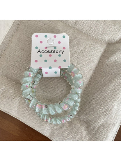 Gifty - Cute Spiral Hair Ties - 2 Pack