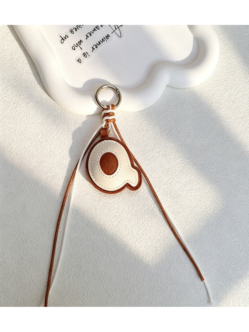 Keypus - Modern Minimalist Letter Bag Charm Keychain