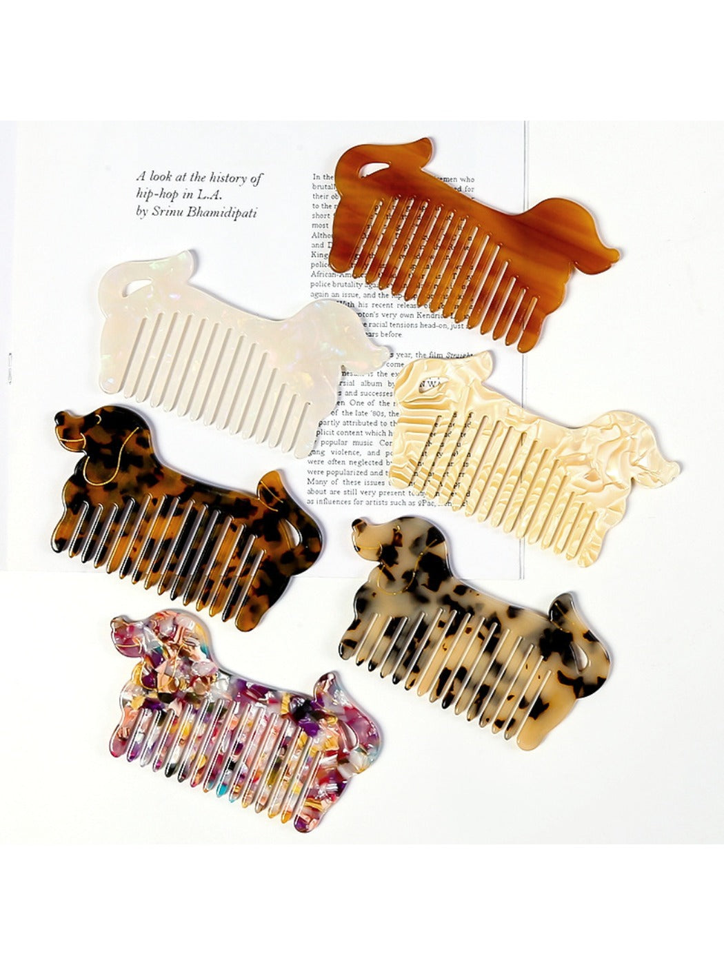 Camerow - Puppy-shaped Wide-toothed Comb