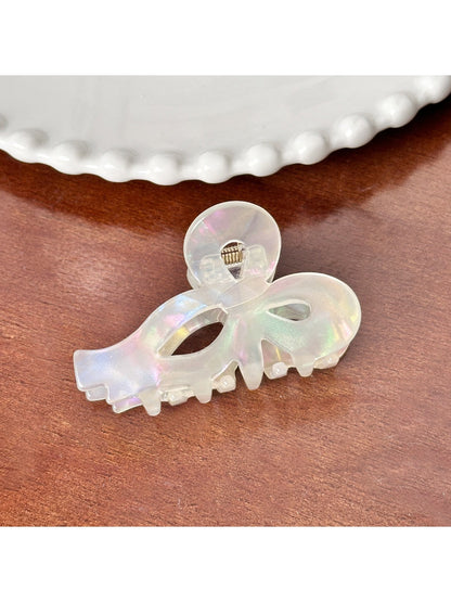 Beau - Acetate Bow Shaped Hollow Hair Clip