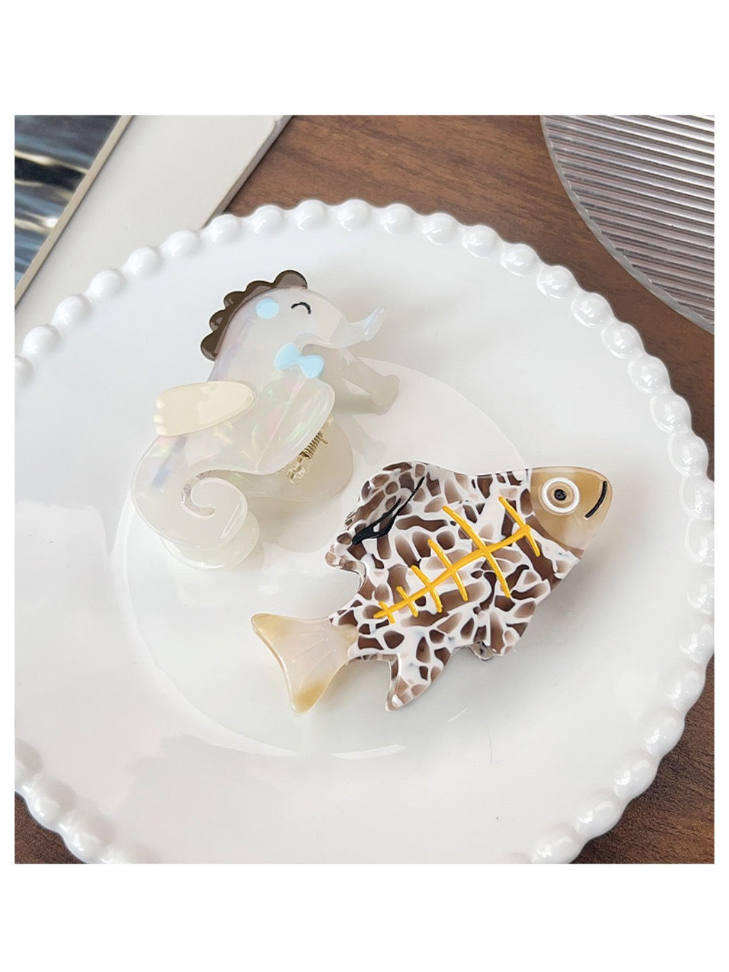 Beau - Ocean Series Acetate Cartoon Hair Clip