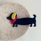 Beau - Cute Dachshund-shaped Hair Clip