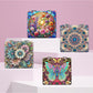 Mirroray - Colorful Floral Print Folding Mirror