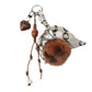 Keypus - Y2K Leopard Print Scarf Charm Keychain