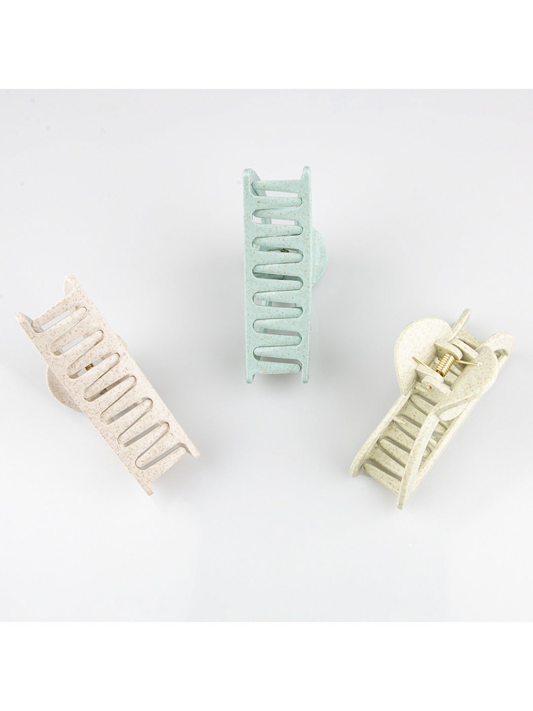 Beau - Minimalist Half Round Openwork Claw Clip