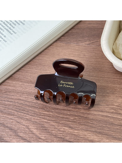 Beau - Medium Lettered Hair Claw Clip