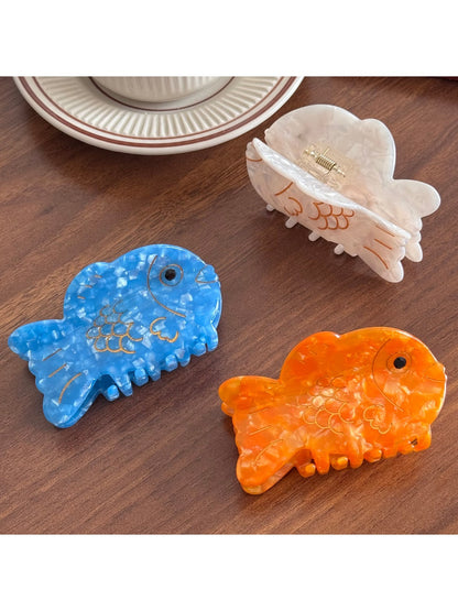 Beau - Cartoon Carp Design Acetate Hair Claw