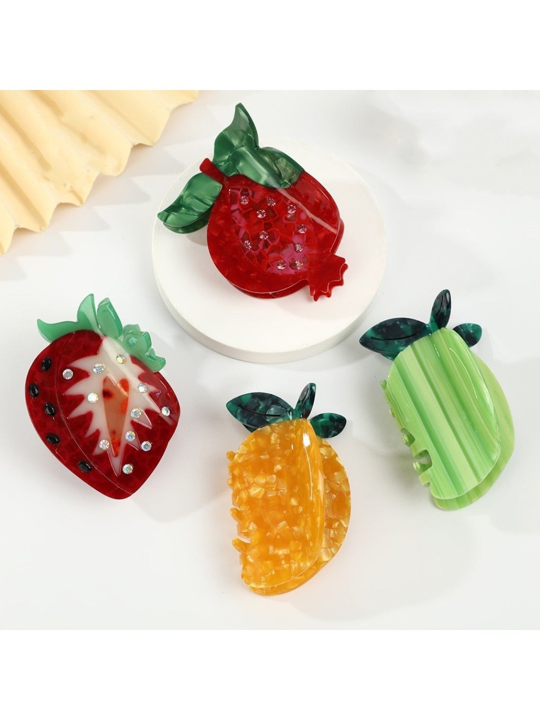 Beau - Fruit Acetate Hair Clip