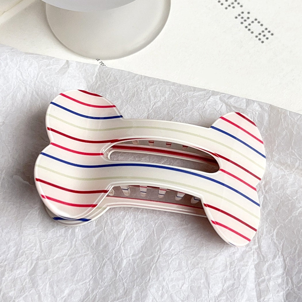 Beau - Modern Striped Styling Claw Clip