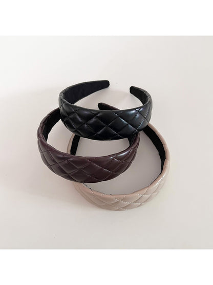 Gifty - Vintage Argyle Wide Hair Hoop