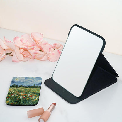 Mirroray - Double-Sided Print Tabletop Vanity Mirror