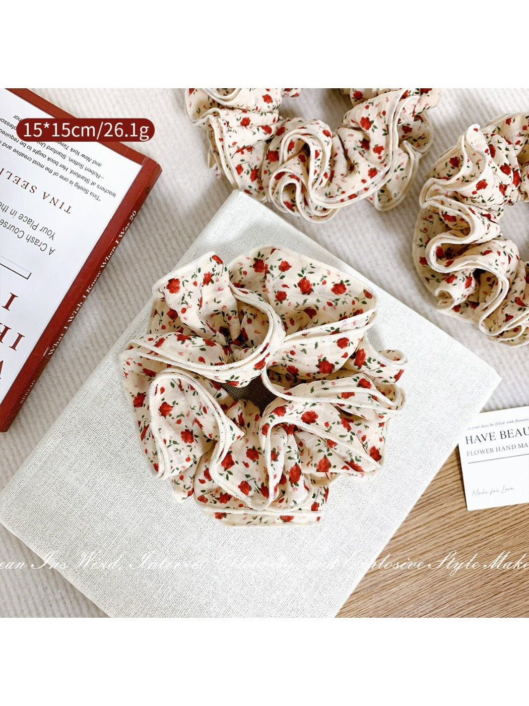 Gifty - Retro Rose Floral Hair Ring