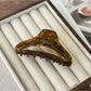 Beau - Retro Half Moon Openwork Claw Clip