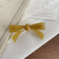 Beau - Bow Shaped Acrylic Duckbill Decorative Hair Clip