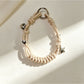 Keypus - Star Detail Woven Phone Strap Alloy Keychain