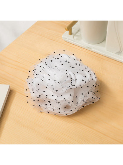 Papo - Monochrome Dotted Bath Pouf
