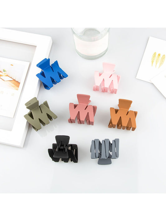 Beau - Solid Color Geometric Hair Claw Clip