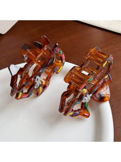 Beau - Colorful Line Puppy Minimalist Hair Clips