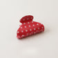 Beau - Simple Dot Pattern PVC Claw Clip