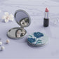 Mirroray - Vintage Round Rose Motif Compact Mirror