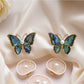Earedge - Vintage Ombre Butterfly Earrings
