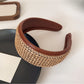 Gifty - Plaid Wide-Banded Headband