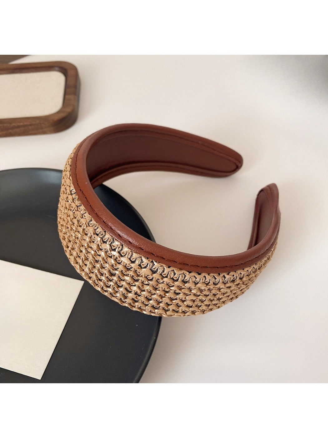 Gifty - Plaid Wide-Banded Headband