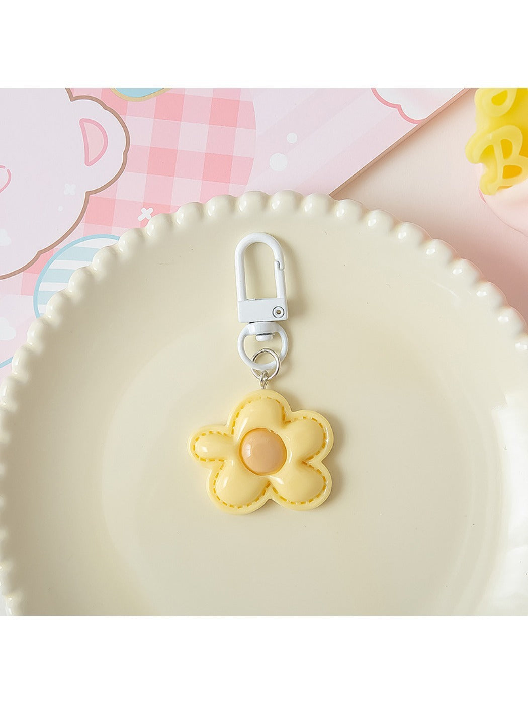 Keypus - Cute Colorful Flower Keychain