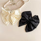 Beau - Layered Bow Polyester Claw Clip